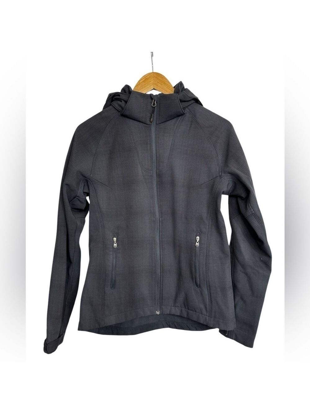 Avia Fleece Lined Full Zip Grey Jacket- Small